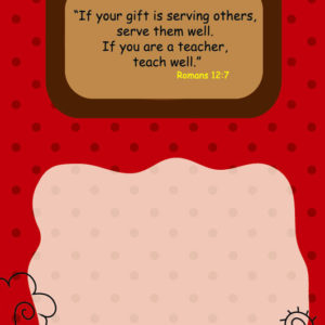 Teacher Card – BEST TEACHER