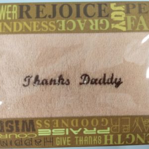 Small Hand Towel 小刺绣手巾 – Thanks Daddy