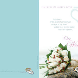 WEDDING BULLETIN (English)-OUR WEDDING DAY