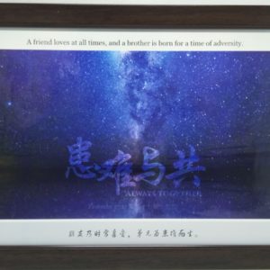 Beautiful photo frame – suffering and total