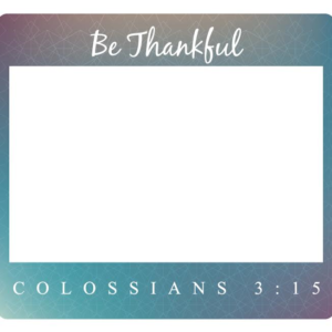 Gospel Road Tax Car Sticker-Be Thanksful