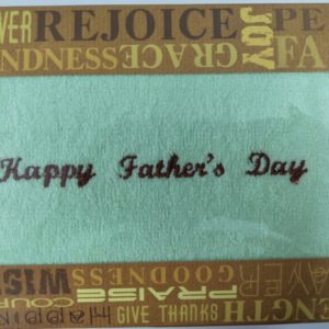 Small Hand Towel 小刺绣手巾 – Happy Father’s Day