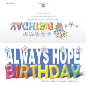 Birthday Card (English) – ALWAYS HOPE