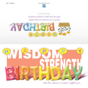 Birthday Card (English) – WISDOM STRENGTH