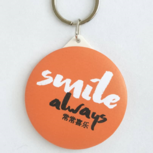 Exquisite mirror keychain – Smile Always