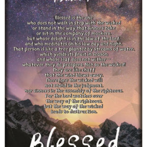 Scriptures Wall Deco 2018 (English) – Blessed