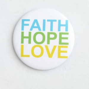 精美徽章（英文） – Faith Hope Love