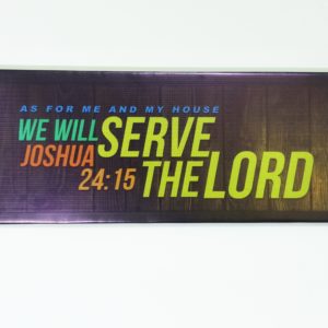 防水油布（英文） – WE WILL SERVE THE LORD