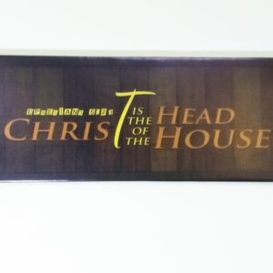 防水油布（英文） – CHRIST IS THE HEAD OF THE HOUSE