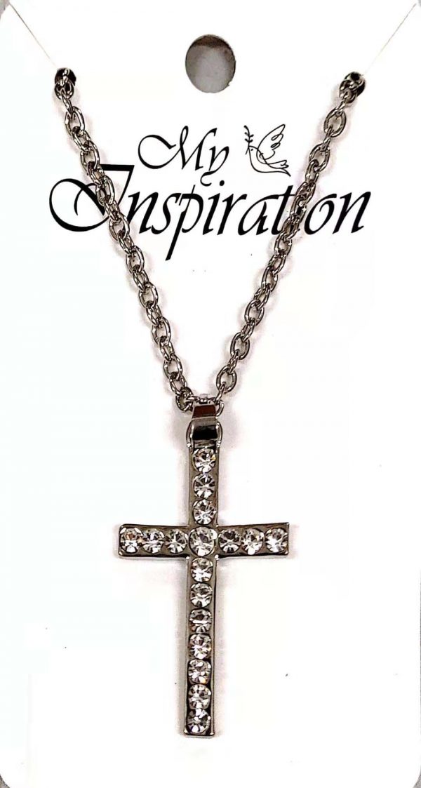 cross necklace 2020 (black string)