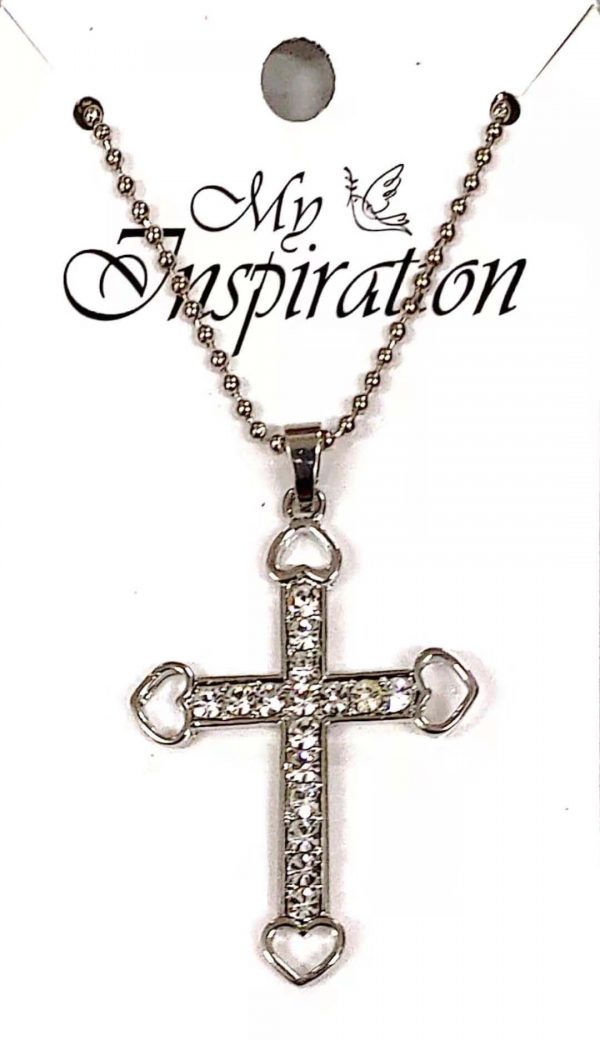 cross necklace 2020 (black string)