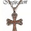 cross necklace 2020 (black string)