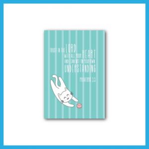 A6 English Mini Scripture Notebook (Staples)  – TRUST in the Lord