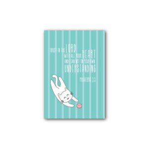 A6 English Mini Scripture Notebook (Staples)  – TRUST in the Lord