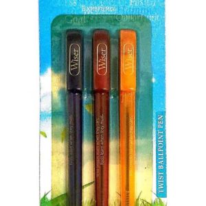 Wiser Twist Ballpoint Pens – Wise people learn when they can; fools learn when they must.