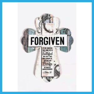 Large Crucifix Ceramic Decoration – Forgive