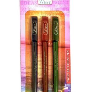 Wiser Twist Ballpoint Pens – I hear and I forget, I see and I remember, I do and I understand.