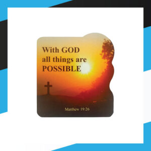 木质装饰 – With God all things are possible