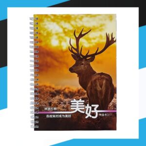 Chinese and English Scripture Notebook (A5 – Iron Circle) – beautiful