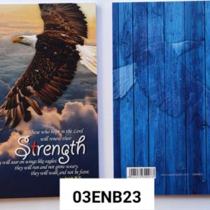 English Scripture Notebook (A5 – Iron Circle) – Strength